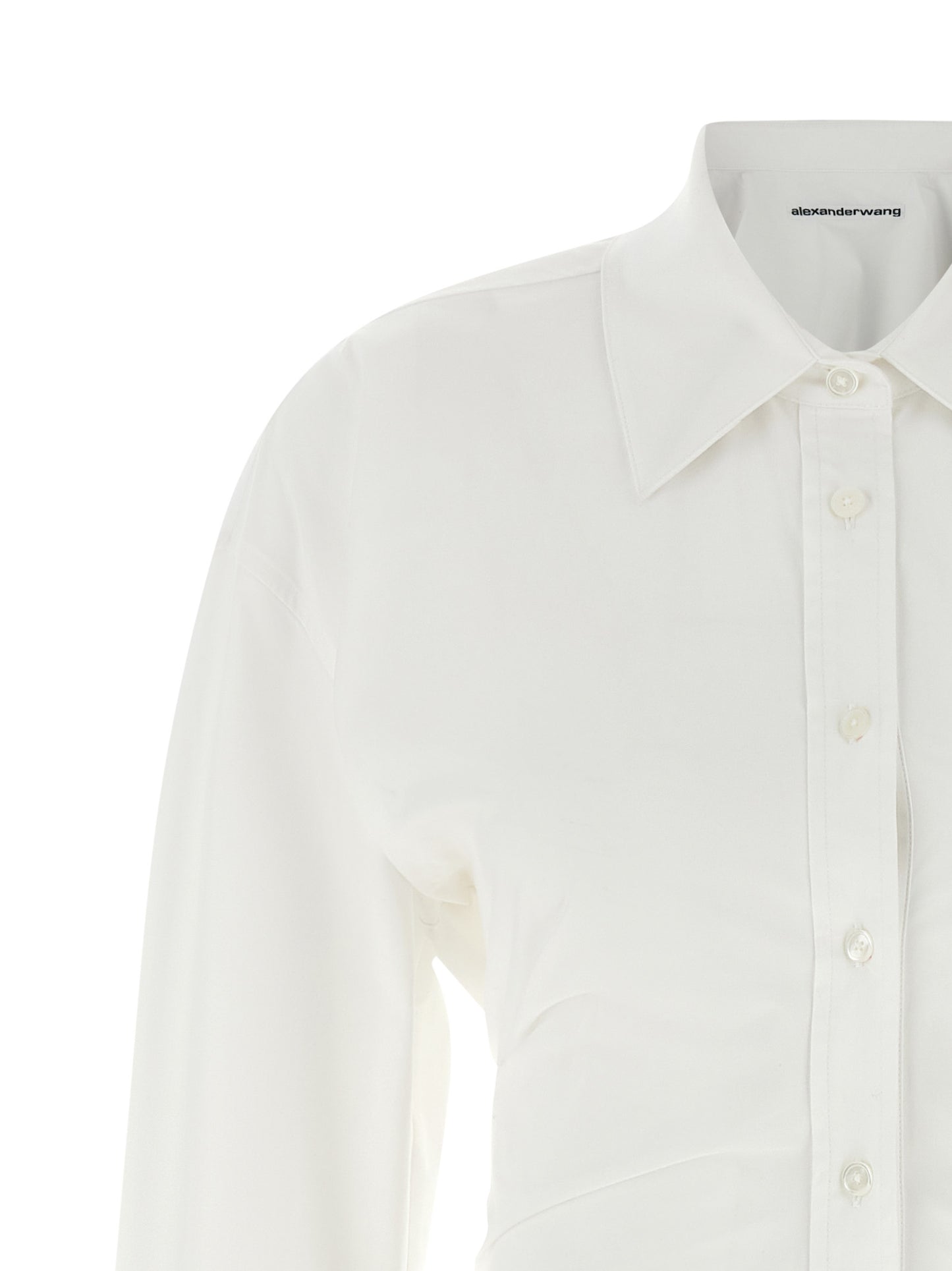White Cotton Short Dress