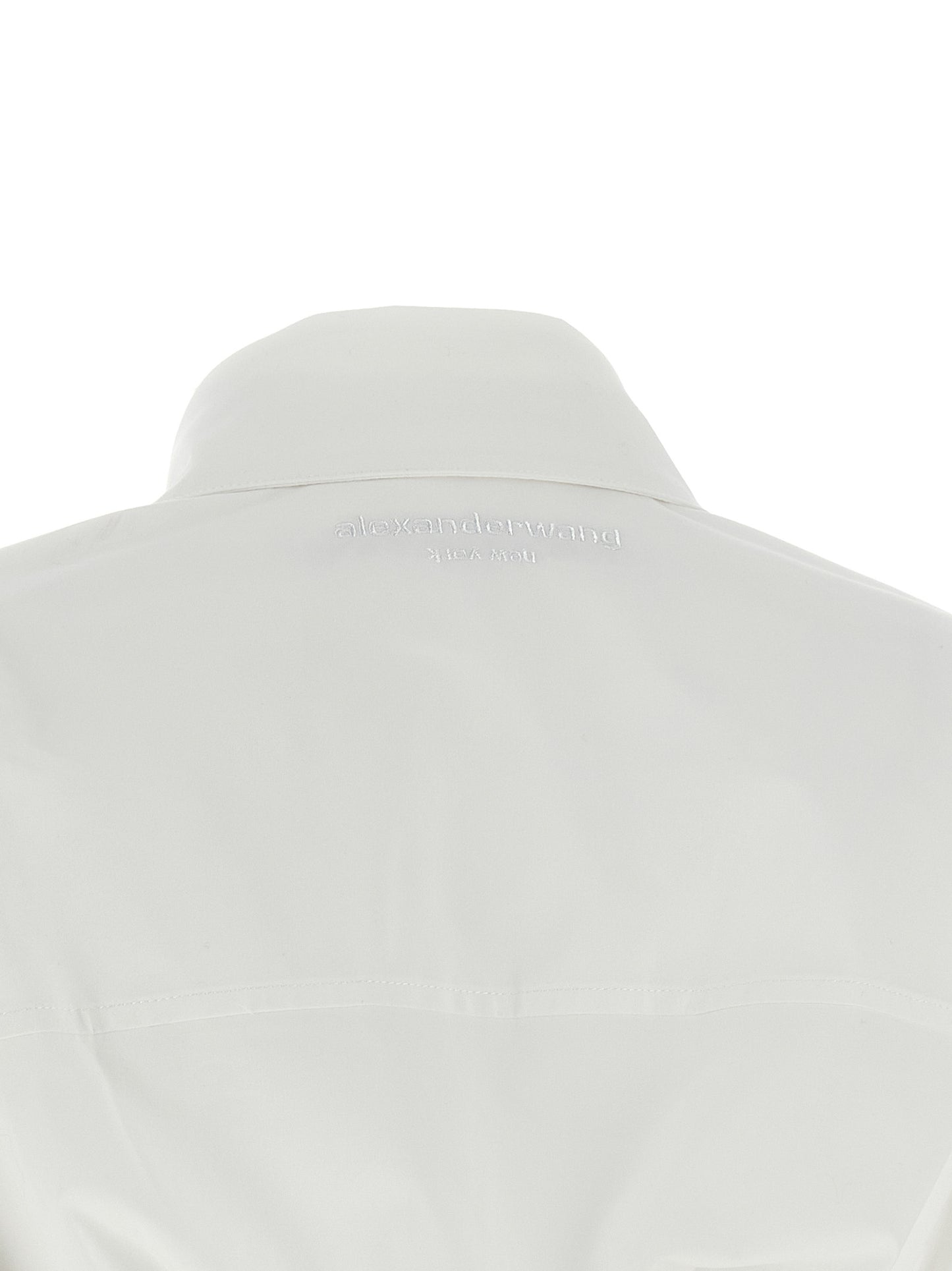 White Cotton Short Dress