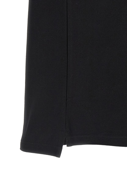 Black Cotton Polo Shirt