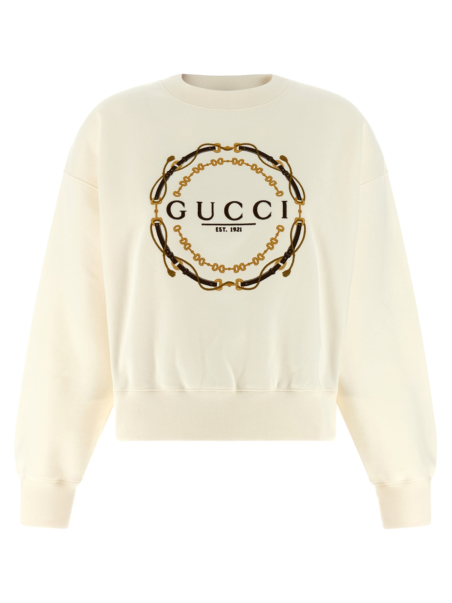White Cotton Sweatshirt