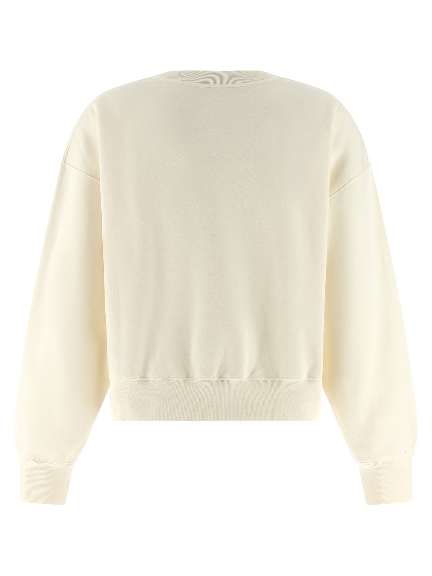 White Cotton Sweatshirt