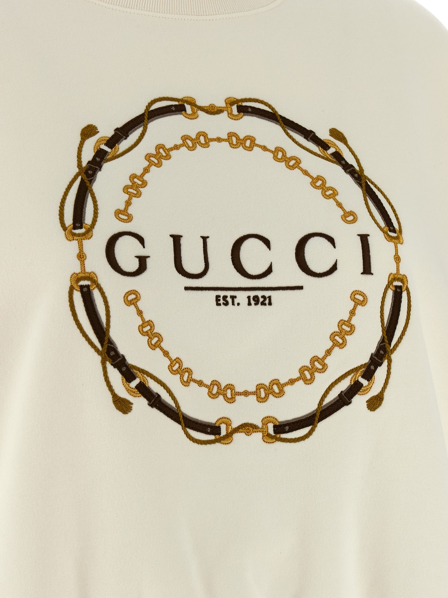 White Cotton Sweatshirt