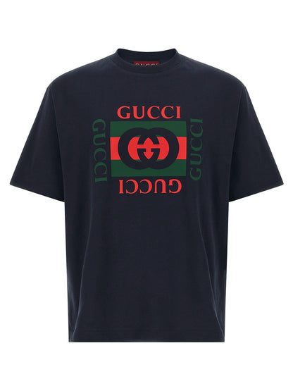 Blue Cotton T-Shirt