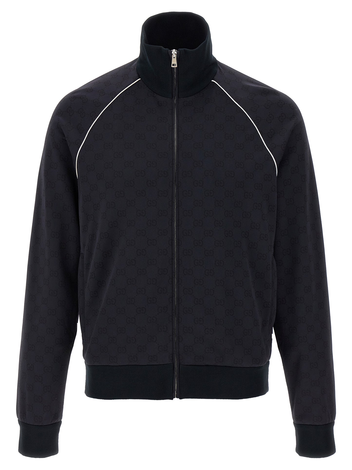 Blue Polyamide Sweatshirt