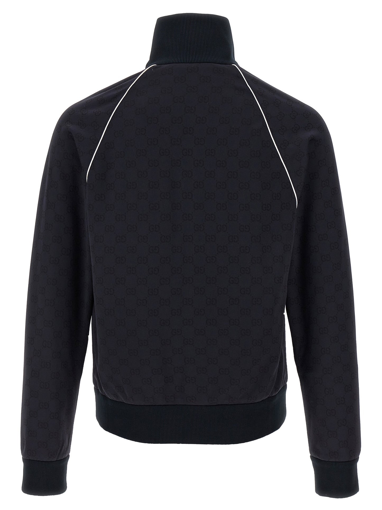 Blue Polyamide Sweatshirt