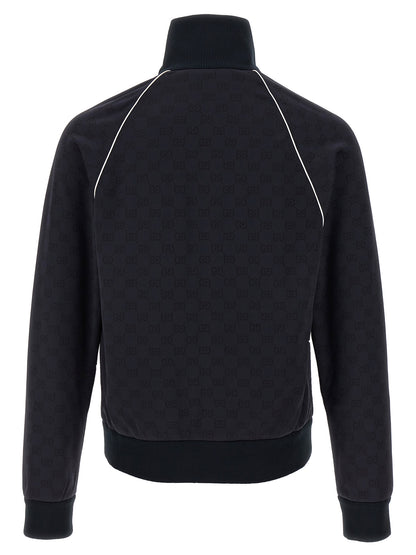Blue Polyamide Sweatshirt