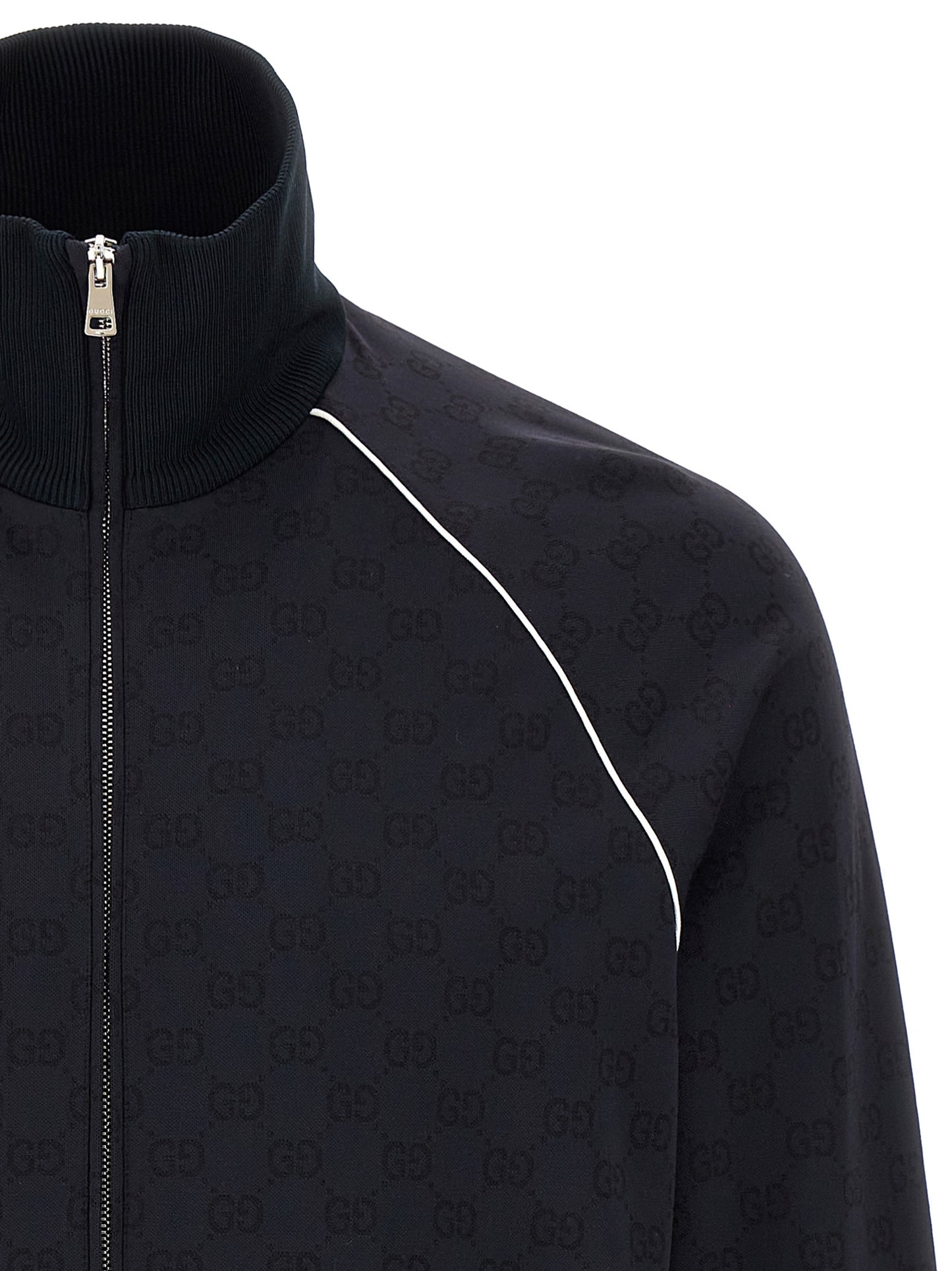 Blue Polyamide Sweatshirt
