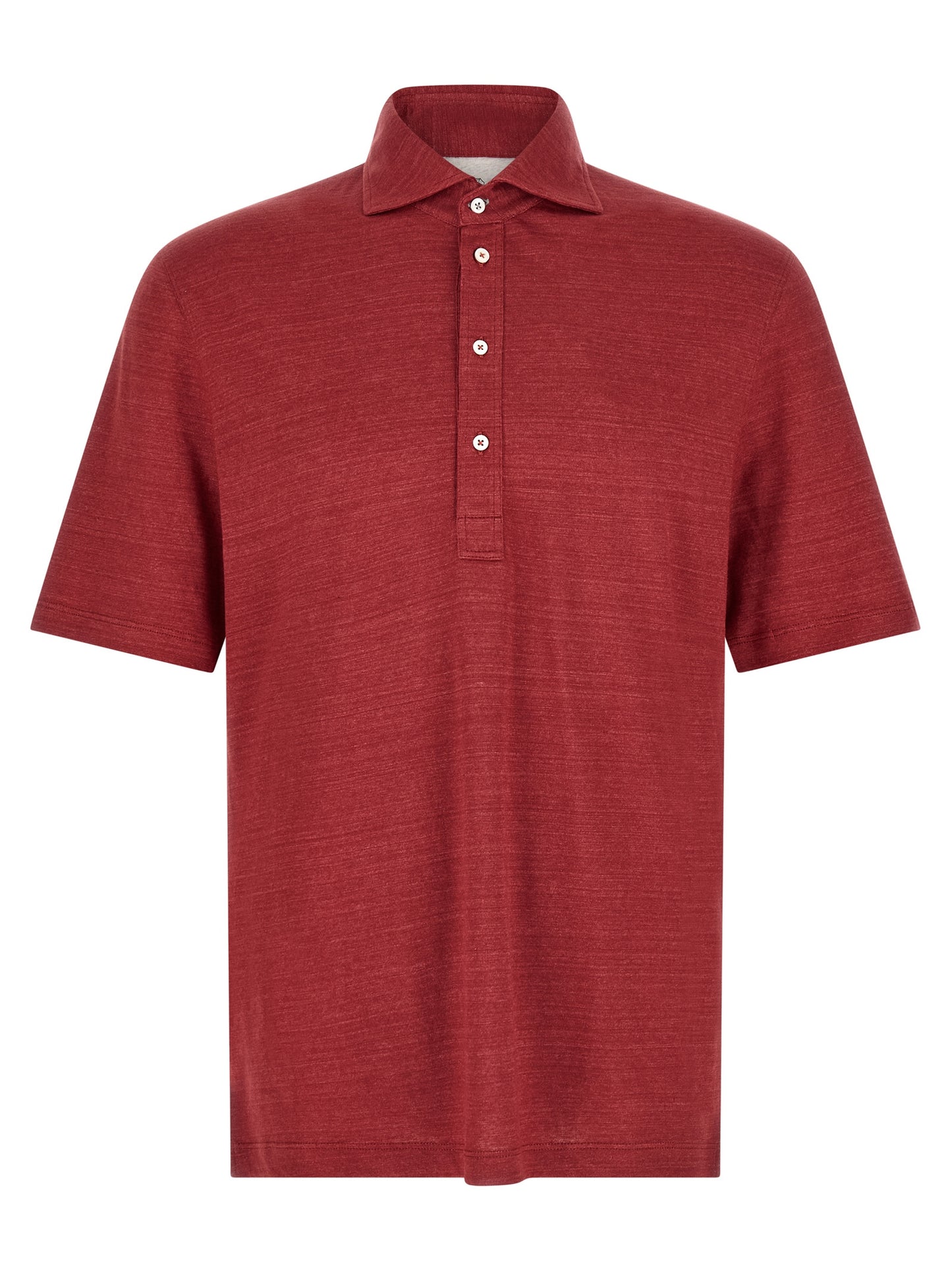 Multicolor Linen Polo Shirt