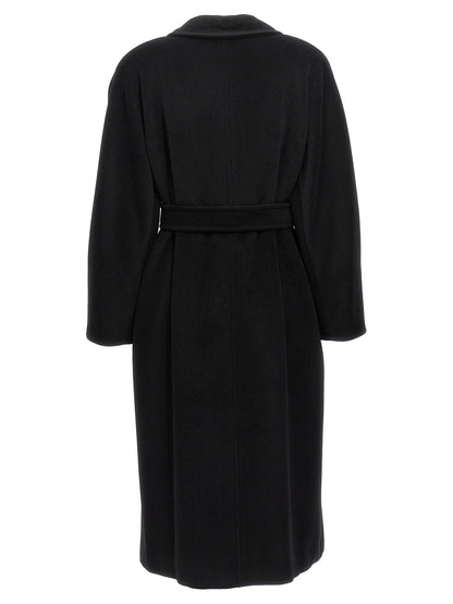 Black Virgin Wool Coat