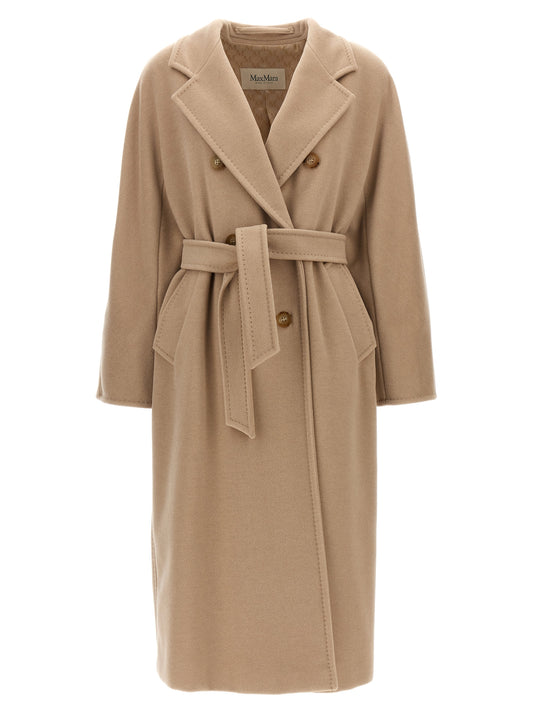 Beige Virgin Wool Coat