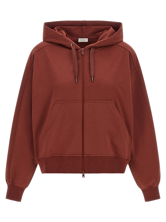 Bordeaux Cotton Sweatshirt