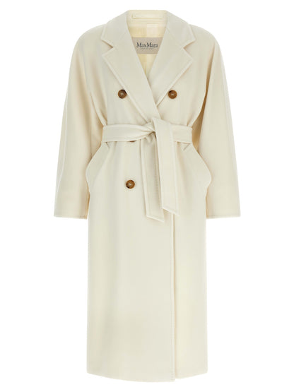 White Virgin Wool Coat