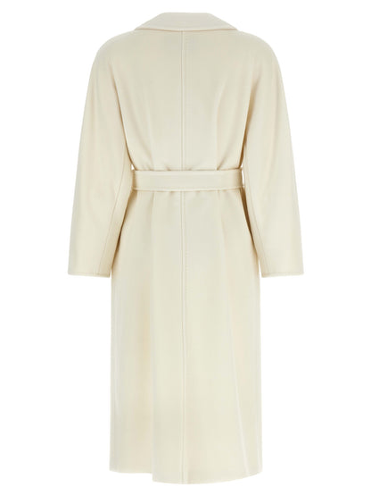 White Virgin Wool Coat