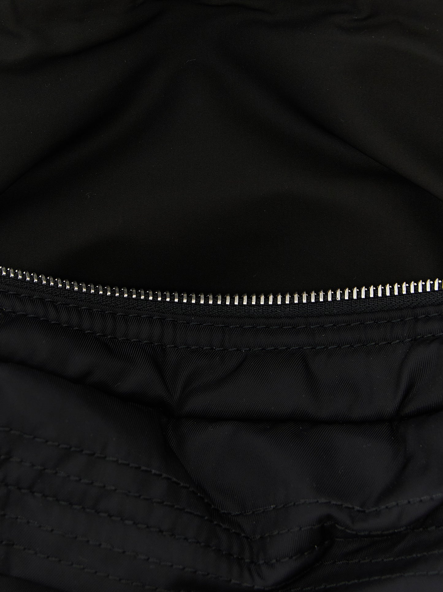 Black Polyamide Crossbody Bag