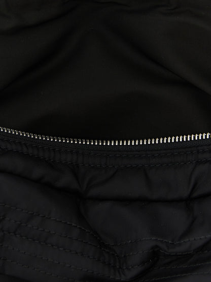 Black Polyamide Crossbody Bag
