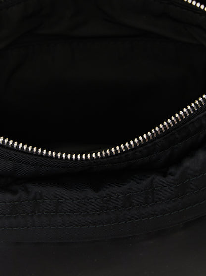 Black Polyamide Crossbody Bag