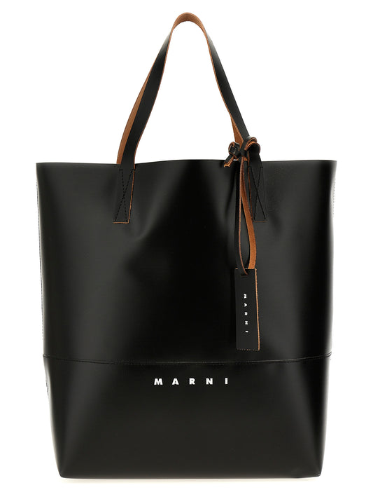 Black Polyethylene Tote Bag
