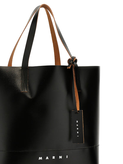 Black Polyethylene Tote Bag