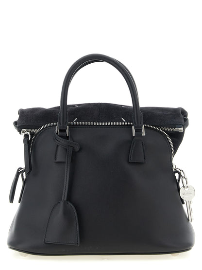 Black Calfskin Shoulder Bag