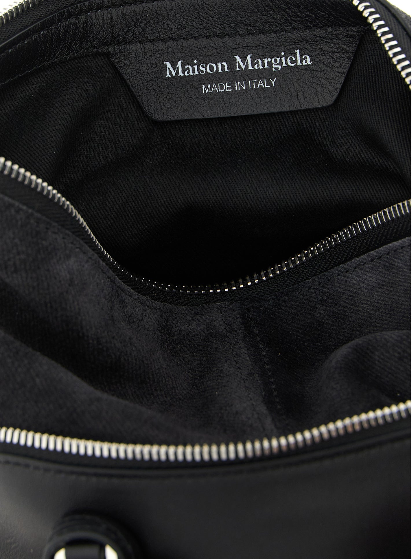 Black Calfskin Shoulder Bag