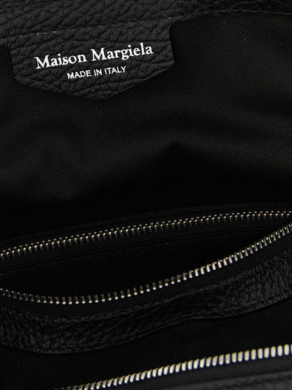 Black Calfskin Shoulder Bag
