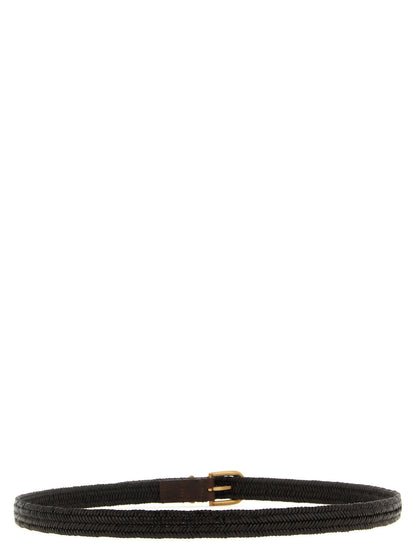 Brown Leather Regular Belt