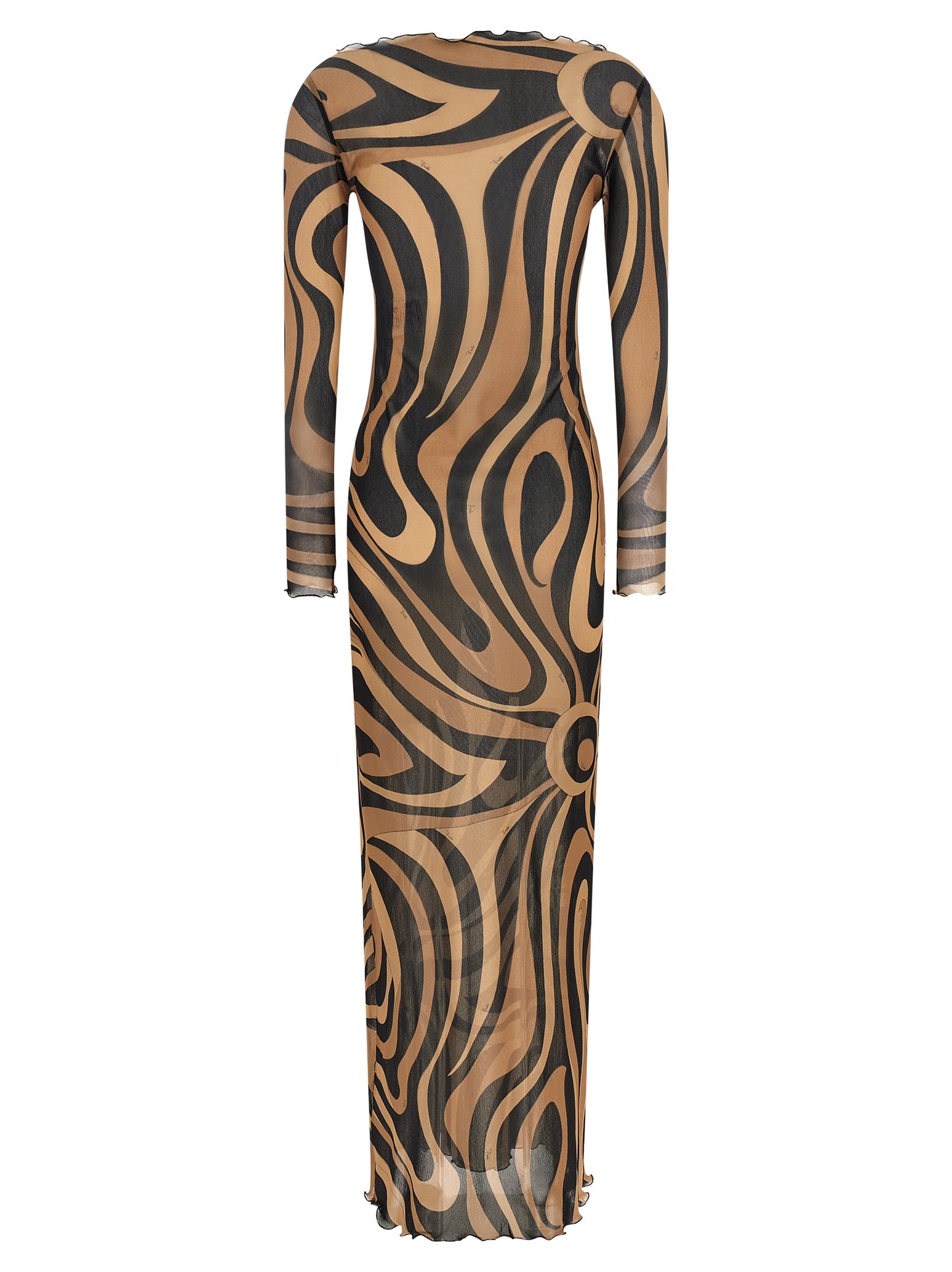Multicolor Polyamide Long Dress