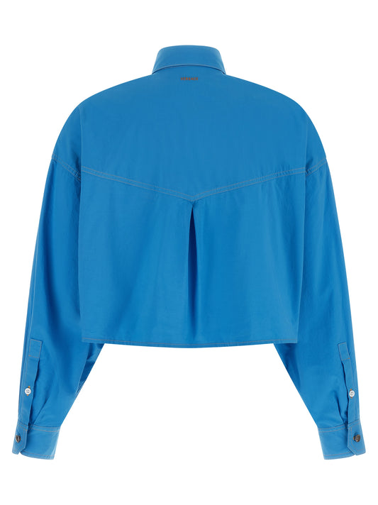Blue Cotton Blouse