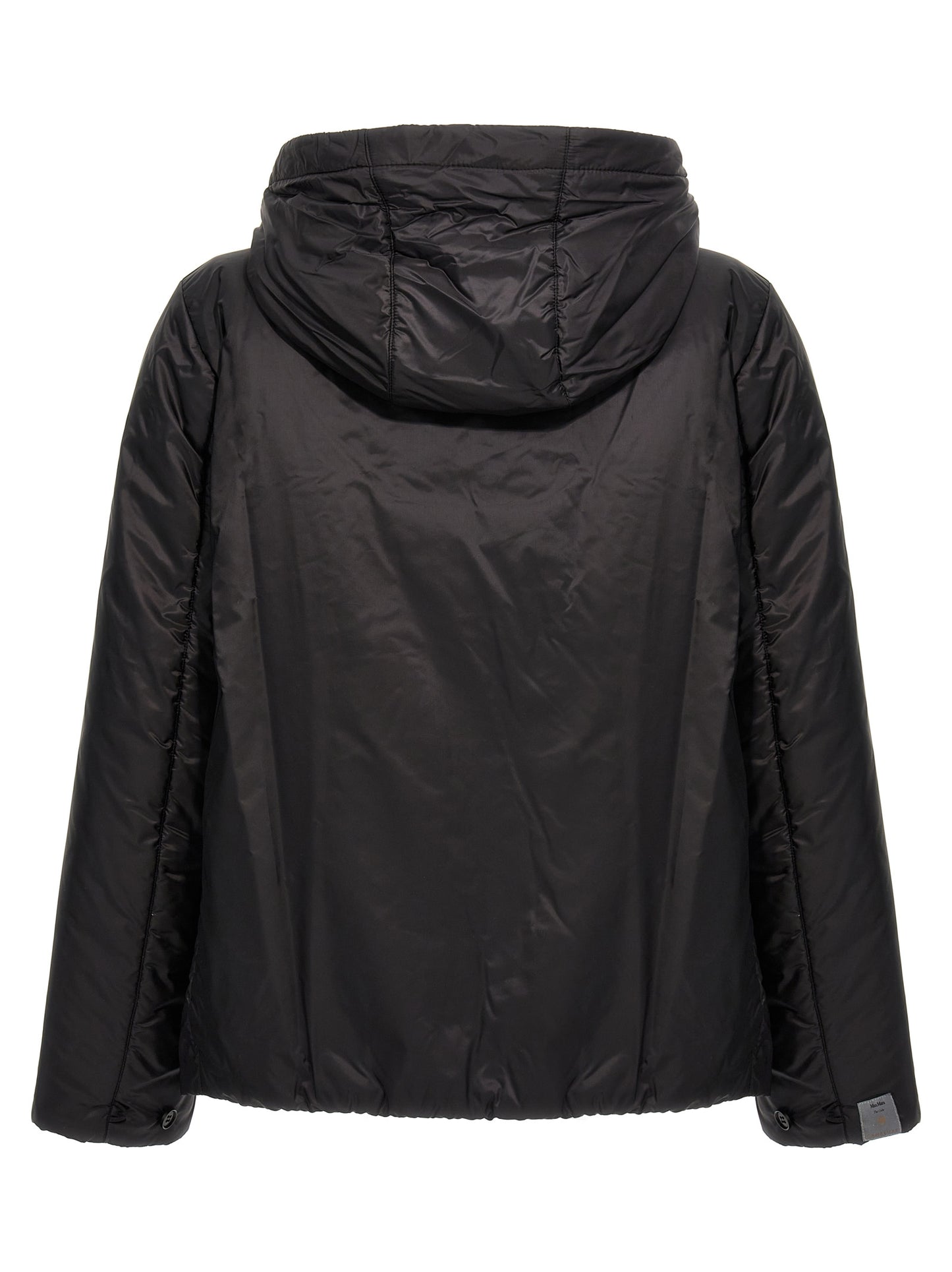 Black Polyester Shell Jacket