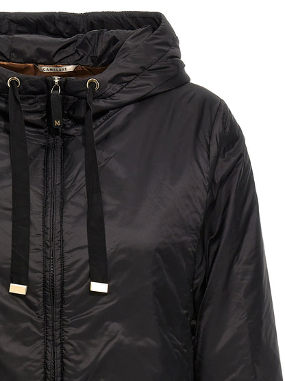 Black Polyester Shell Jacket