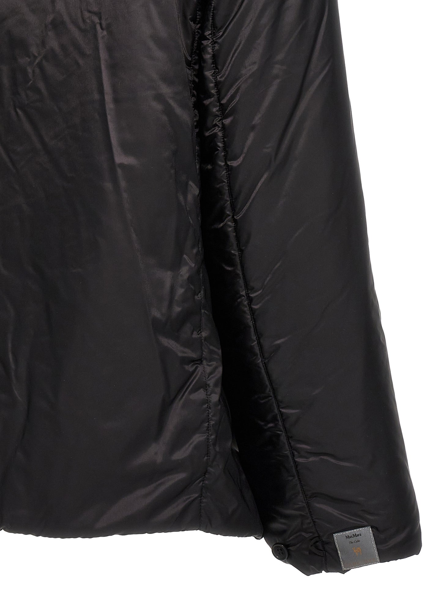 Black Polyester Shell Jacket