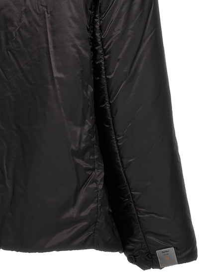 Black Polyester Shell Jacket