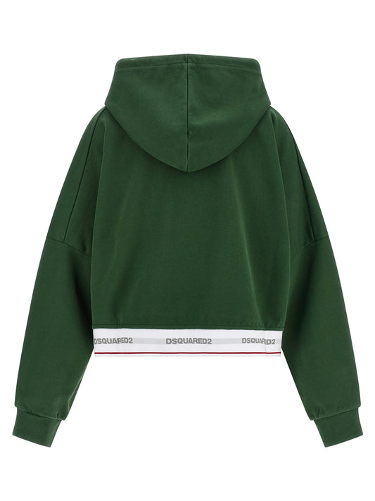 Bicolor Cotton Sweatshirt