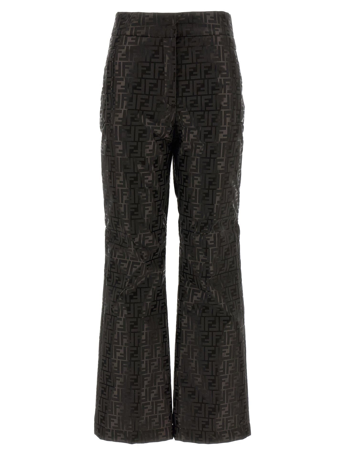 Brown Cotton Athletic Pants