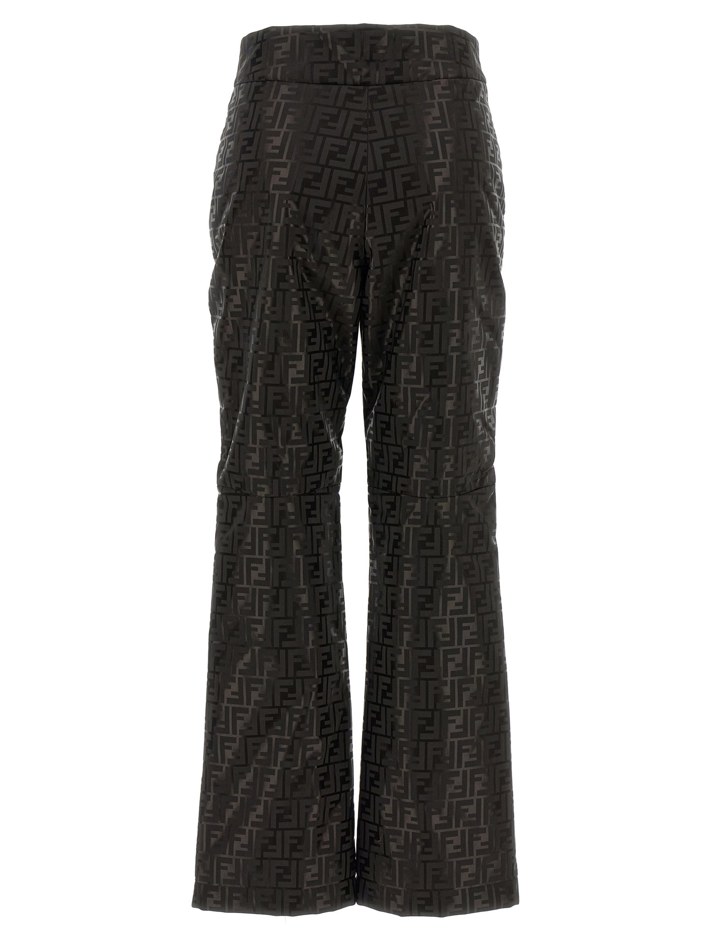 Brown Cotton Athletic Pants