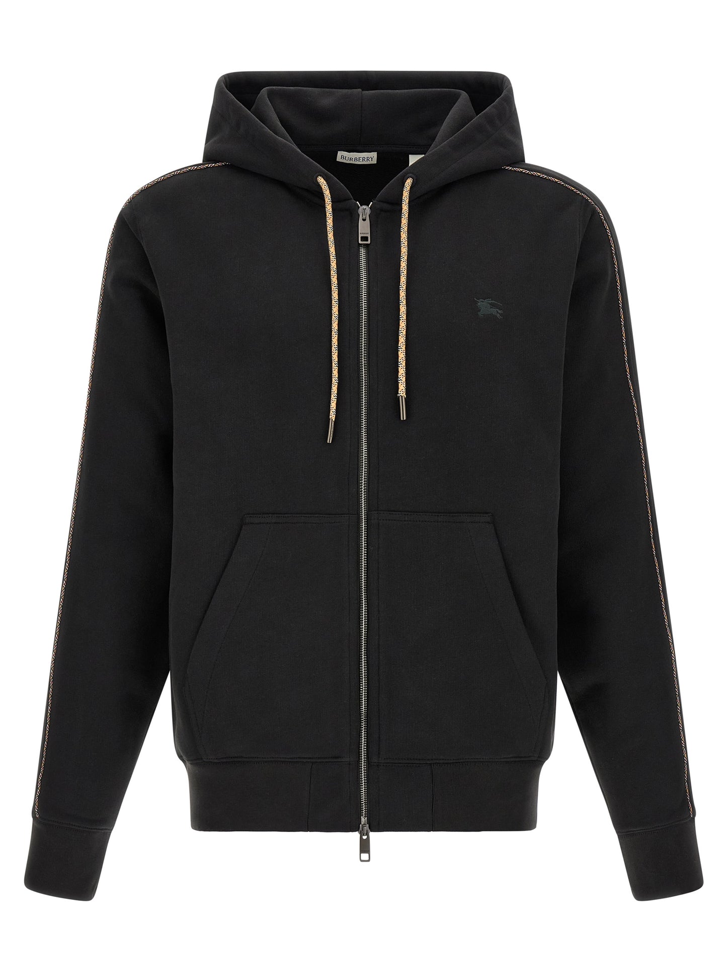 Black Cotton Sweatshirt