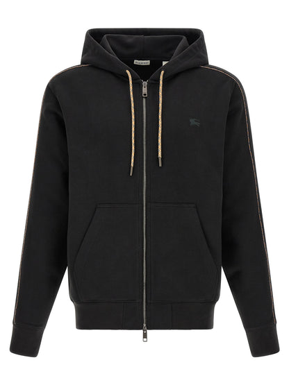 Black Cotton Sweatshirt