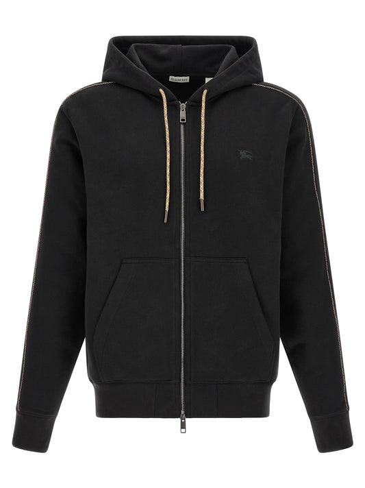 Black Cotton Sweatshirt