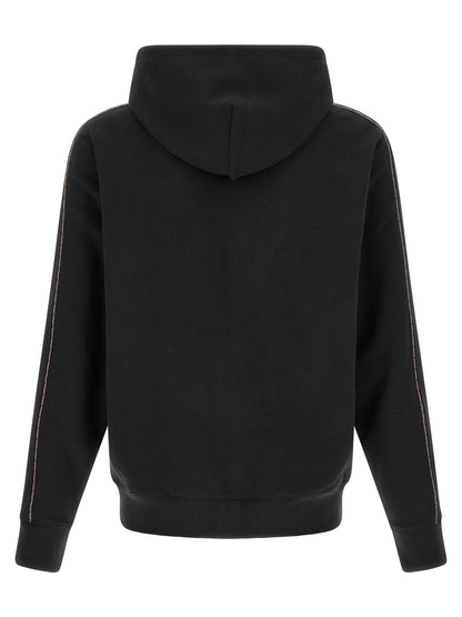 Black Cotton Sweatshirt