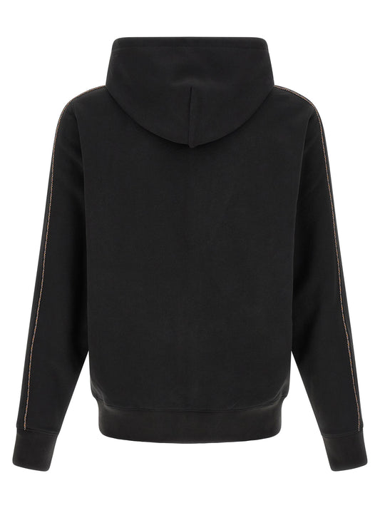 Black Cotton Sweatshirt