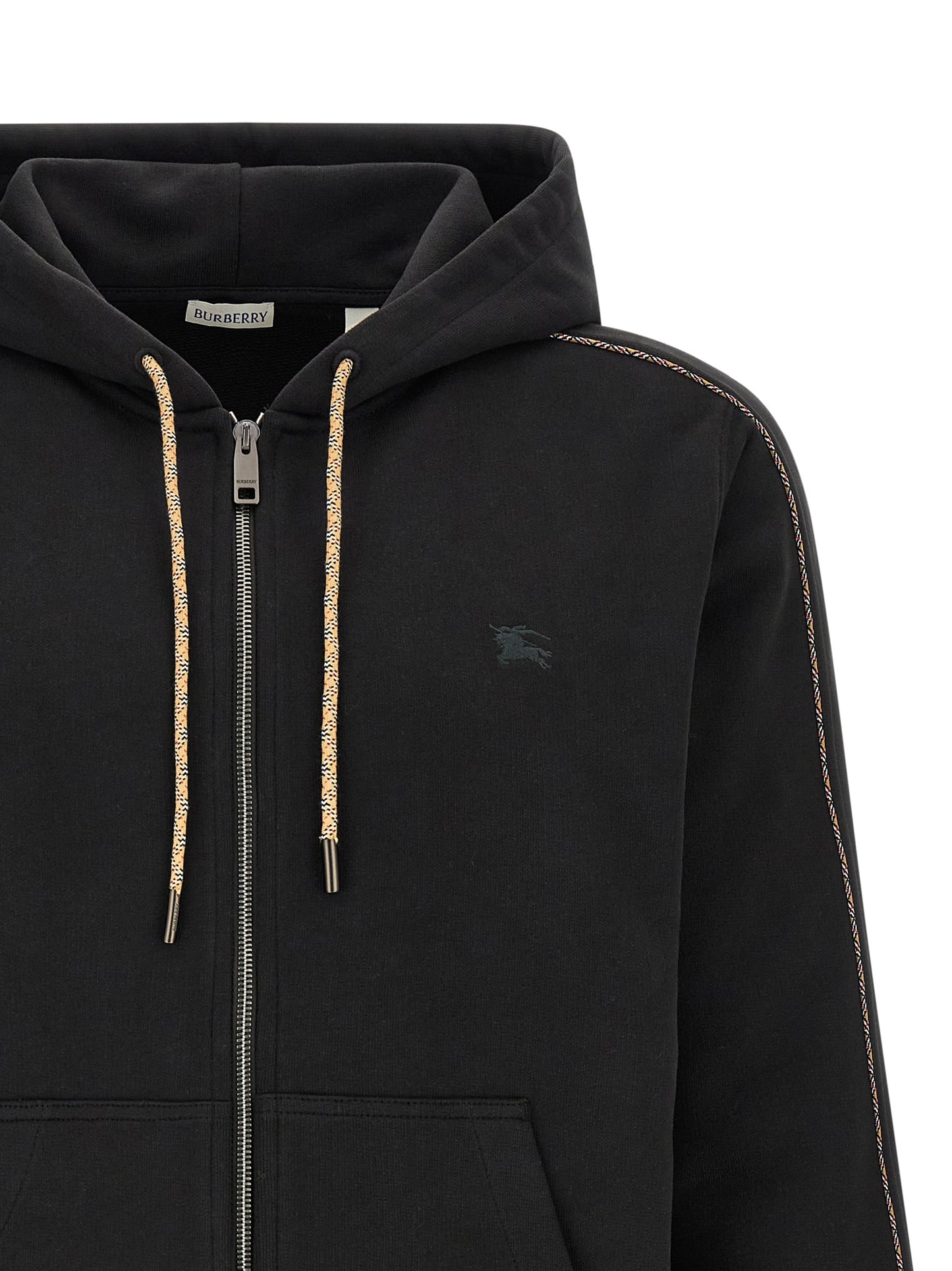 Black Cotton Sweatshirt