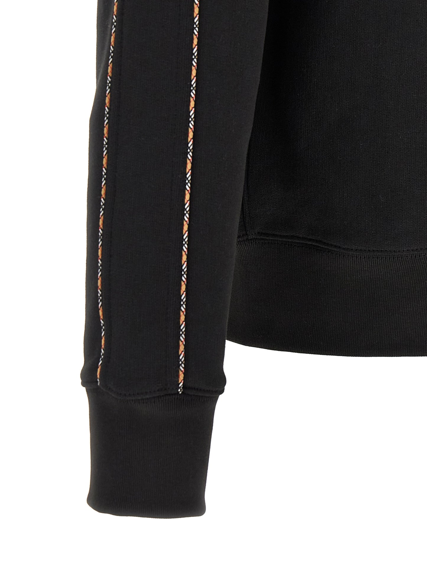 Black Cotton Sweatshirt