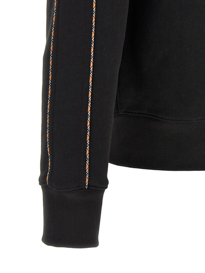Black Cotton Sweatshirt