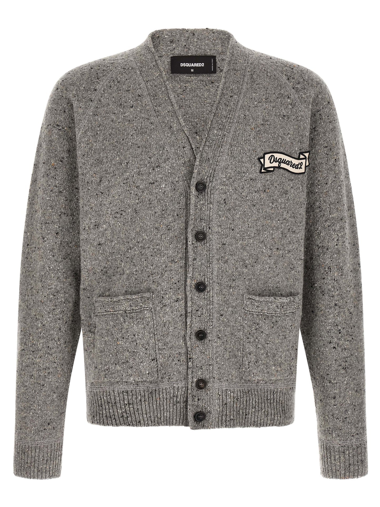 Gray Wool Cardigan