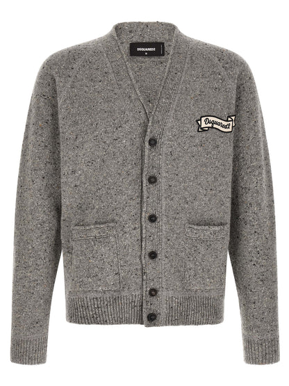 Gray Wool Cardigan
