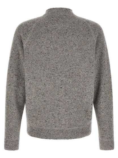 Gray Wool Cardigan