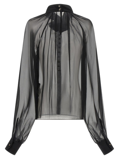 Black Silk Blouse