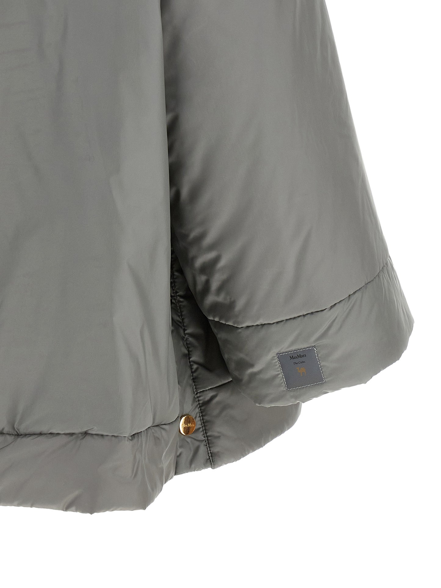 Gray Polyester Shell Jacket