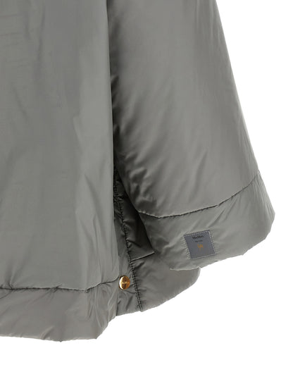 Gray Polyester Shell Jacket