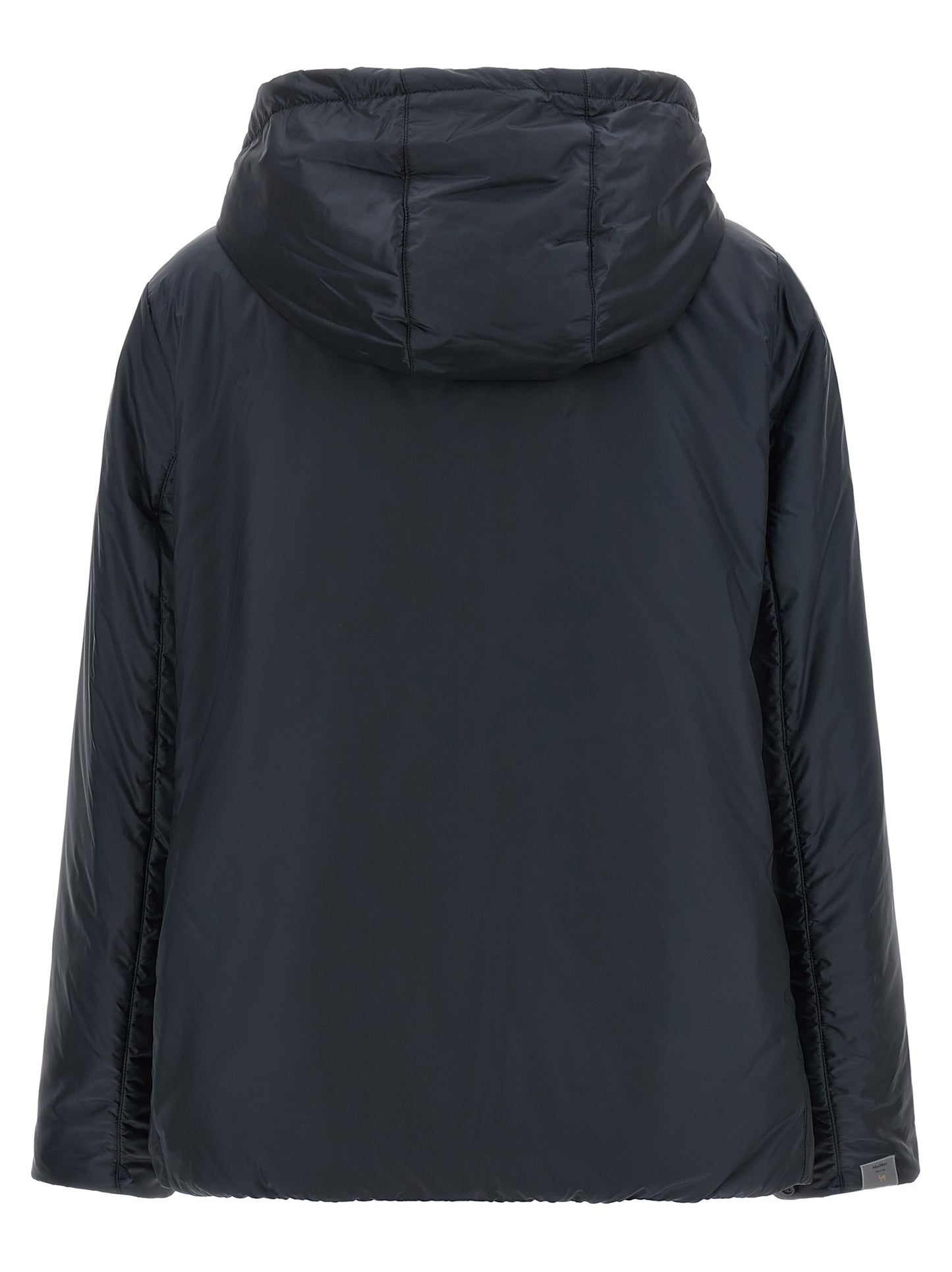 Blue Polyester Shell Jacket